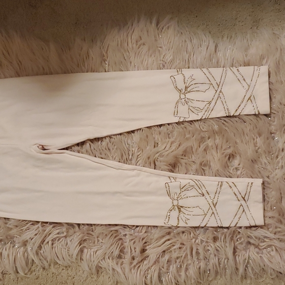 2 pc Girls Princess Shirt w/ Ruffels and and leggings  woth Glitter size 6 - Picture 6 of 6